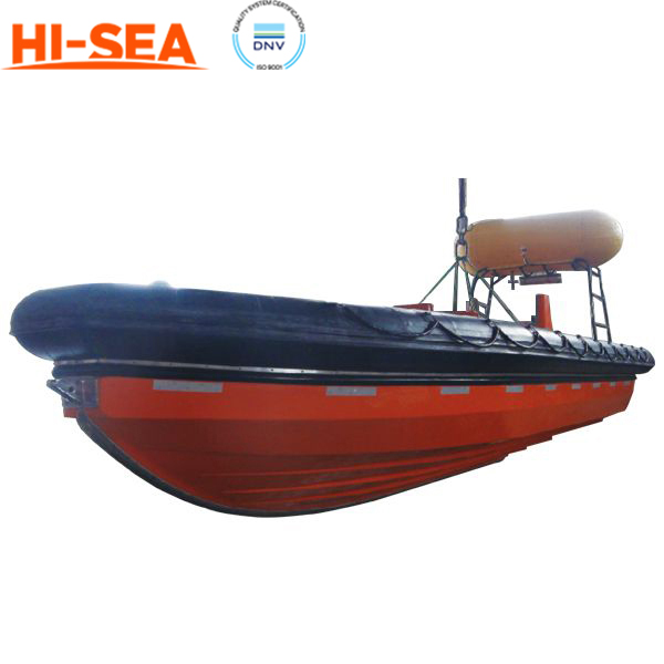 Ramp Launching Fast Rescue Boat